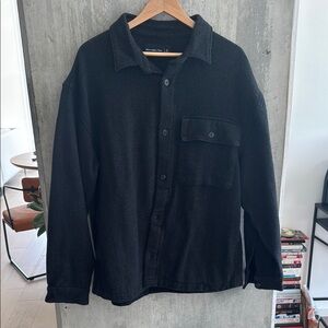 Men's Abercrombie Black Thick over shirt
